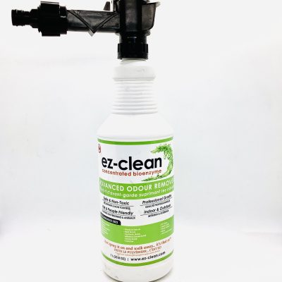 ez clean bioenzyme cleaner, 1 l spray with hose attachment