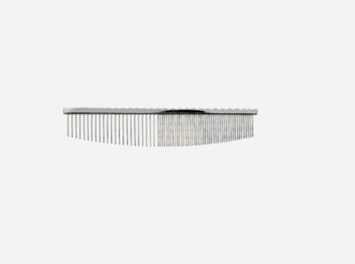 7.5” half moon comb stainless steel