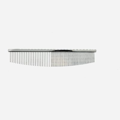 7.5” half moon comb stainless steel