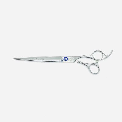 8” Curve Professional Grooming Scissor with Blue External Tension Knob