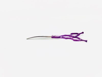 asian fusion scissor 6.5" curve purple titanium
