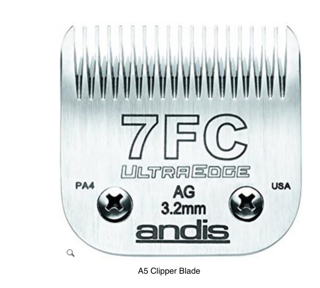 Pet Grooming Clipper Blade Chart Size and Use