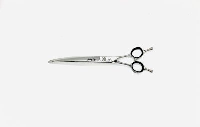 7.75" Extreme Curve Scissor Right Handed - Polished Metal