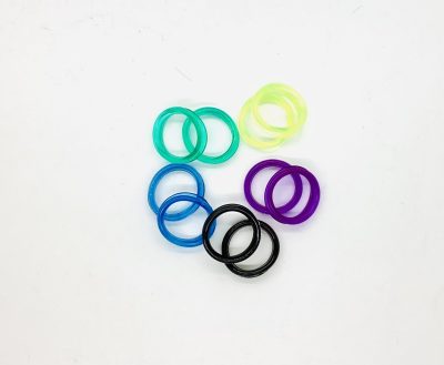 Finger Inserts for Scissors - Assorted Colors 6 Pack