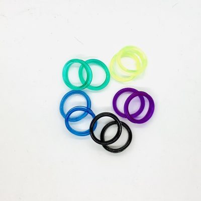 Finger Inserts for Scissors - Assorted Colors 6 Pack