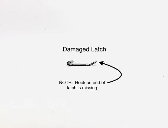 damaged latch