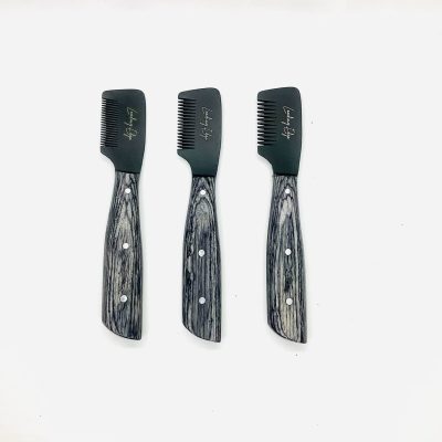 Hand Stripping Knife Set 6.25” Fine, Medium & Coarse Left Handed