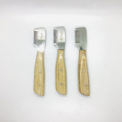 Left Handed Stripping Knife 3 Pce Set 6.25” Fine, Medium & Coarse