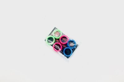 silicone scissor ring inserts for scissors assorted colors 3 pack
