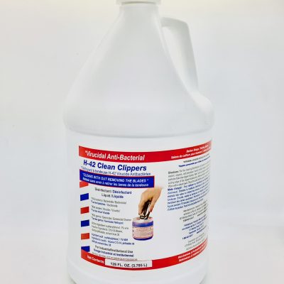 virucidal anti bacterial h 42 clean clippers 128oz jug