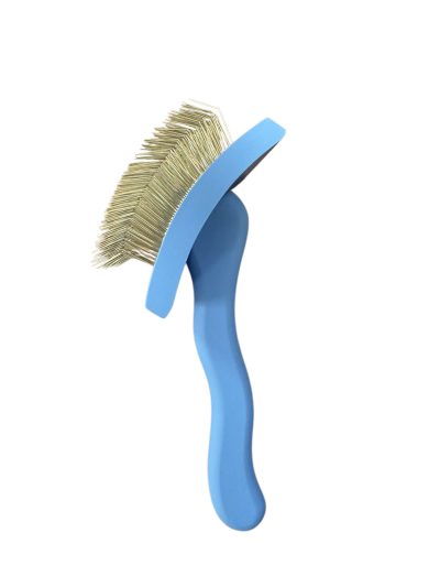 Pro Slicker Brush for Dogs - Large Blue