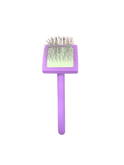 Pro Slicker Brush for Dogs - Small Purple (3)