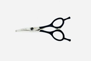 Blunt Tip Scissor 4.5" Curve Black Anti-Slip Handle