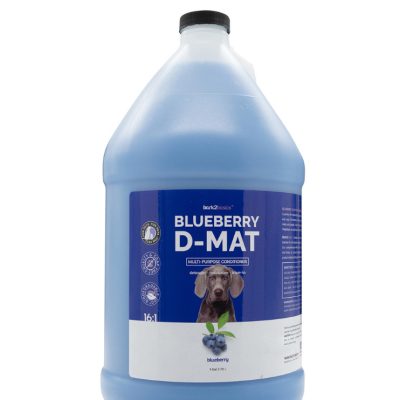 bark2basics blueberry d mat dog conditioner 4l jug