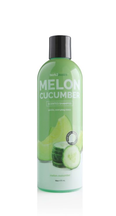 bark2basics melon cucumber dog shampoo