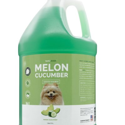 bark2basics melon cucumber dog shampoo