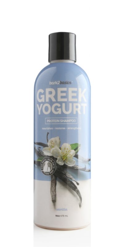 bark2basics vanilla greek yogurt dog shampoo