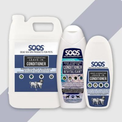 soos deep hydrating leave in conditioner: dogs & cats