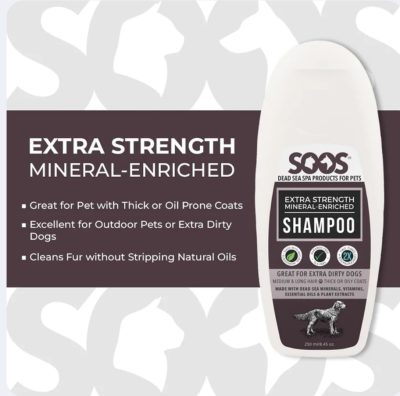 soos extra strength mineral enriched shampoo for dogs & cats