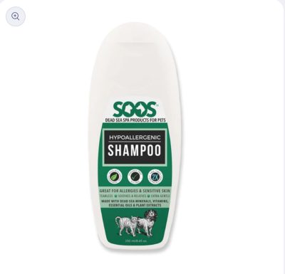 soos hypoallergenic shampoo 250ml