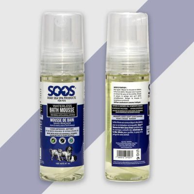 soos hypoallergenic waterless bath mousse: dogs & cats