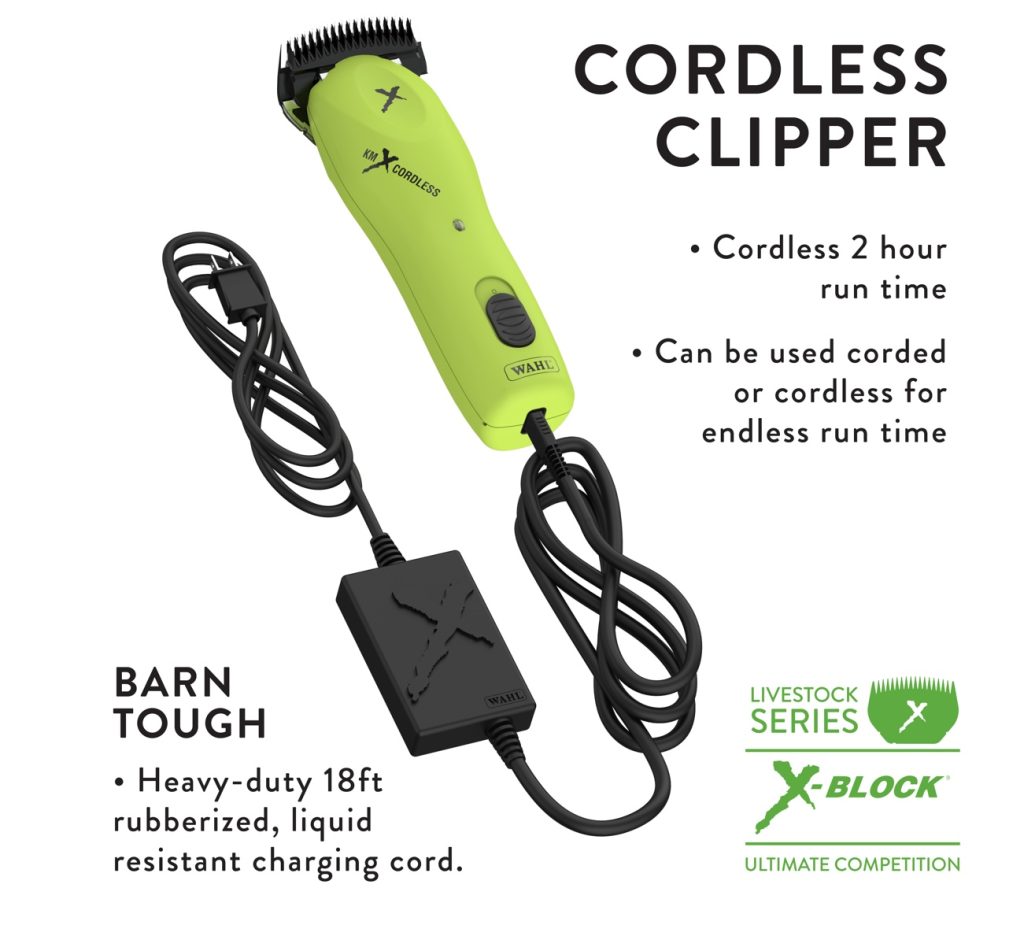 Wahl KMX Cordless Livestock Series Clipper Leading Edge Sharpening