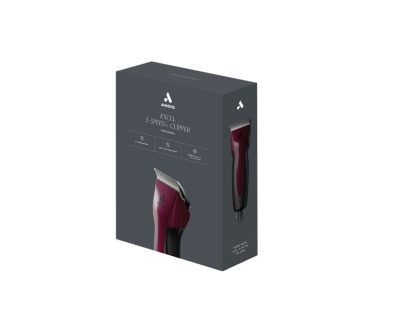 andis excel 5 speed+ detachable blade clipper burgundy