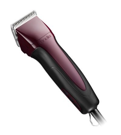 andis excel 5 speed+ detachable blade clipper burgundy