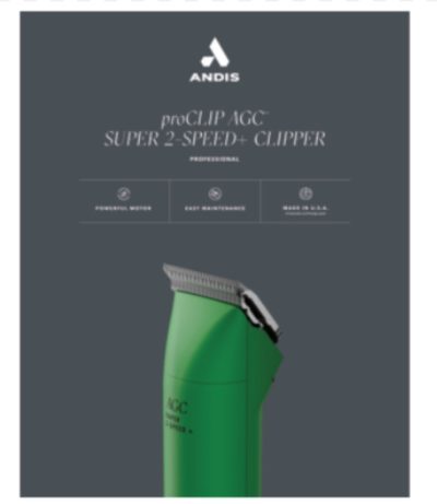 Andis ProClip AGC Super 2 Speed Detachable Blade Clipper (2)