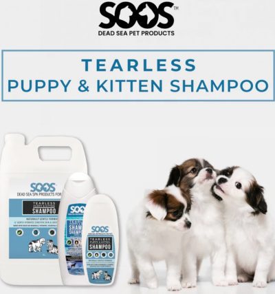 soos tearless puppy & kitten shampoo for dogs & cats