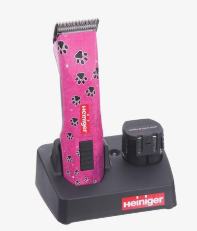 heiniger saphir pink cordless clipper with 1 battery