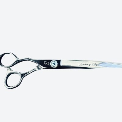 Left Handed 8 Curve Scissor with Decorative Handle