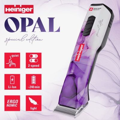 Heiniger Opal Clipper-Special Edition INK, 1 or 2 Batteries